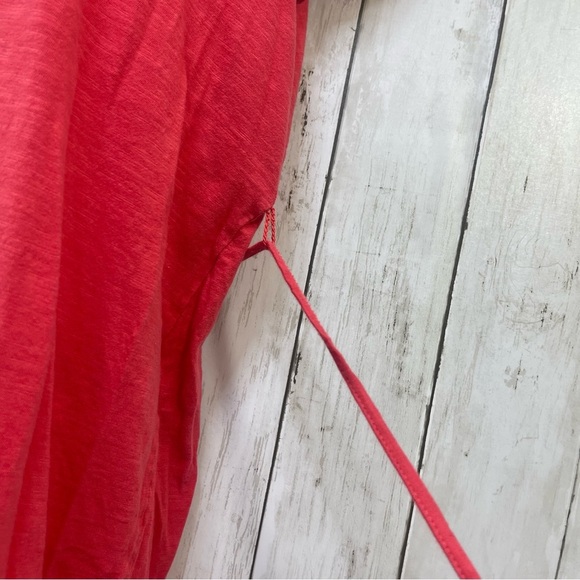 Oh Baby by Motherhood Tie Back Cap Sleeve Maternity Top Medium - Picture 4 of 7